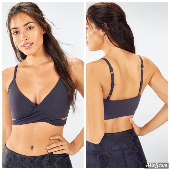 Fabletics Other - Fabletics Tammy Low Impact Dark Grey Sports Bra